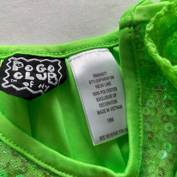 POGO Club of NY Green & Black Outfit 18 Months - Picture 4 of 11